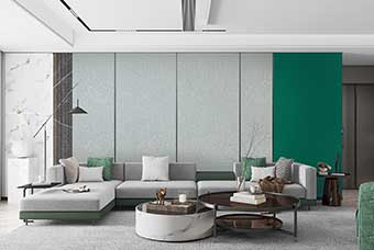 福州轻奢风格-客厅