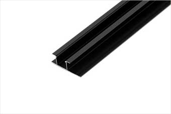 福州航空纤维墙咔铝合金带灯中条（哑黑氧化）