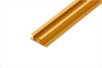 福州航空纤维墙咔铝合金带灯中条（钛金氧化）